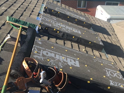 Reroofing with Popouts