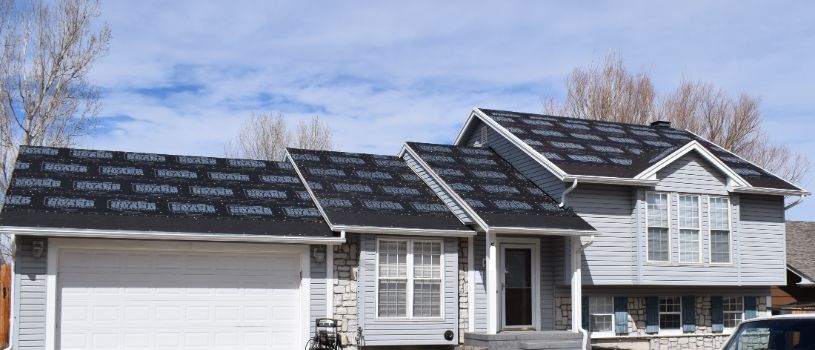 Colorado Home Getting New Roof Installed